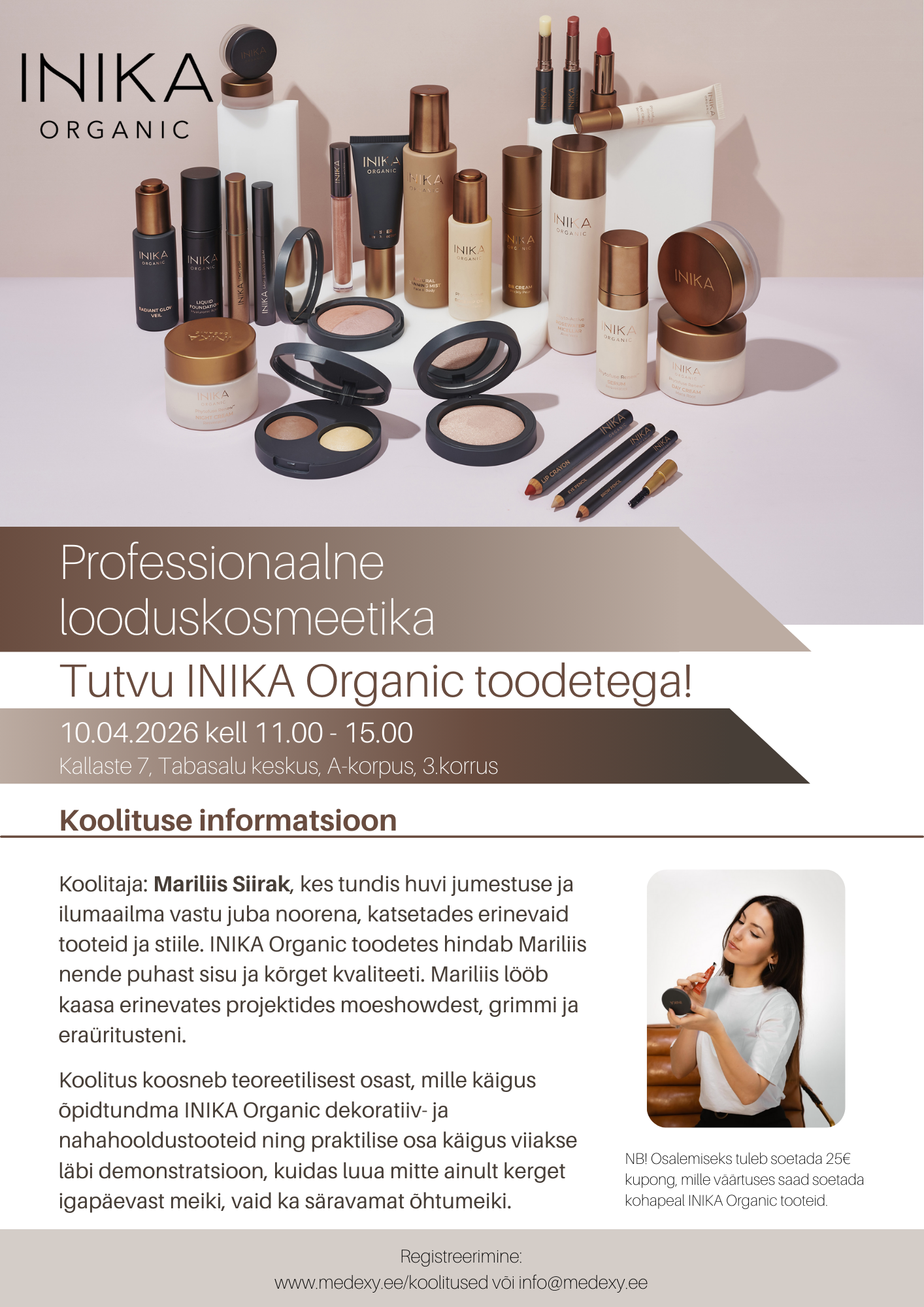 Inika Organic koolitus