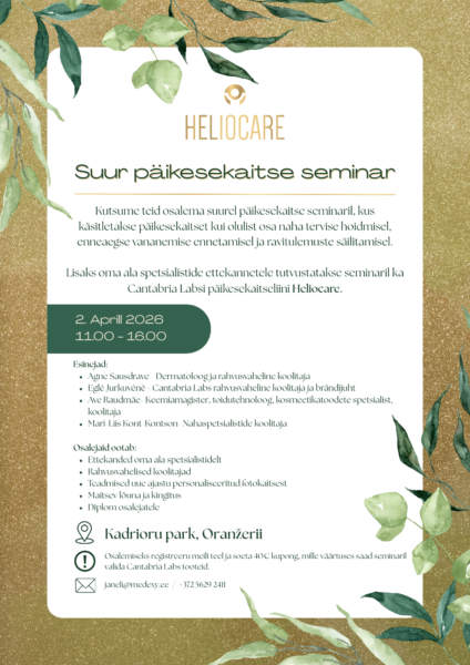 Cantabria Labs Päikesekaitse seminar