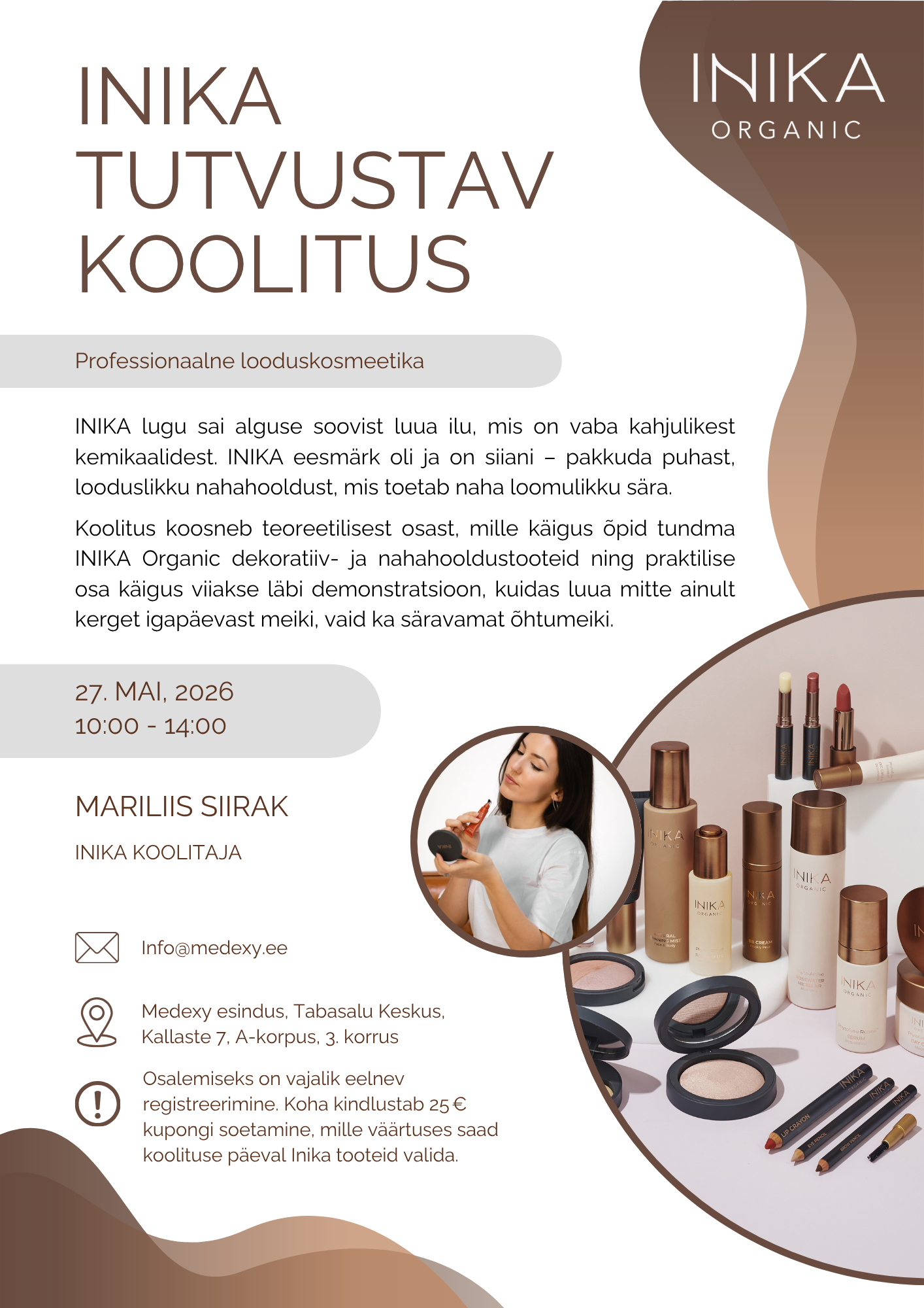 Inika organic koolitus