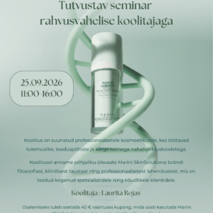 Marini SkinSoluions koolitus