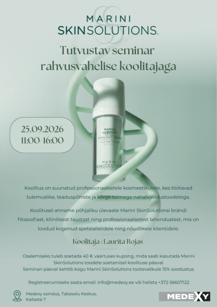Marini SkinSoluions koolitus